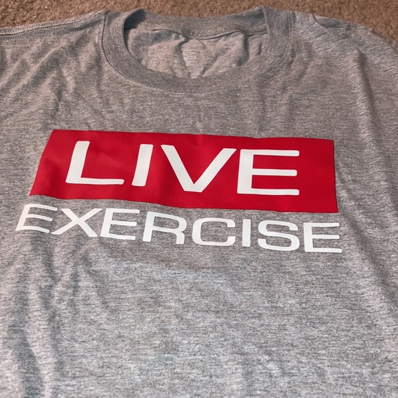 Men’s Gray Fitness Gear Short Sleeve Tee - Picture 2 of 4
